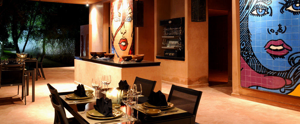 Dar Sabra ★★★★ - L'hôtel le plus insolite de Marrakech et ses collections d'art contemporain. - Marrakech, Maroc
