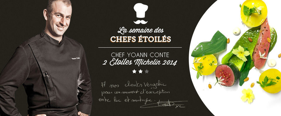 Yoann Conte - Bord du Lac ★★★★★ - Deux étoiles au Michelin sur les rives du Lac d’Annecy. <br>La Semaine des Chefs Étoilés : Yoann Conte vous invite ! - Annecy, France