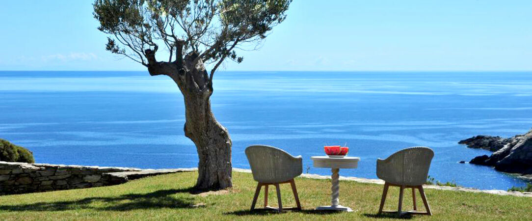 Aegea Blue Cycladic Resort ★★★★ - Luxury villas overlooking the ancient landscape of Andros. - Andros Island, Greece