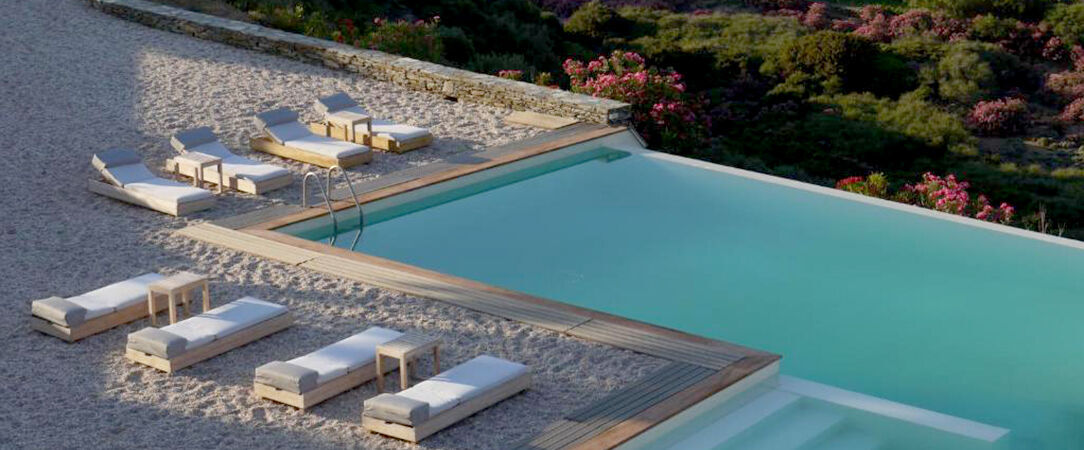 Aegea Blue Cycladic Resort ★★★★ - Luxury villas overlooking the ancient landscape of Andros. - Andros Island, Greece
