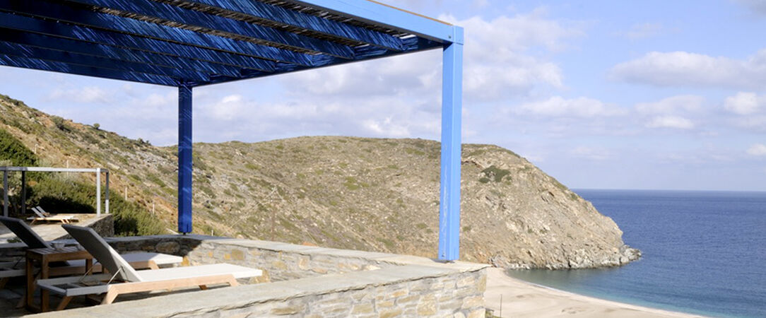 Aegea Blue Cycladic Resort ★★★★ - Luxury villas overlooking the ancient landscape of Andros. - Andros Island, Greece