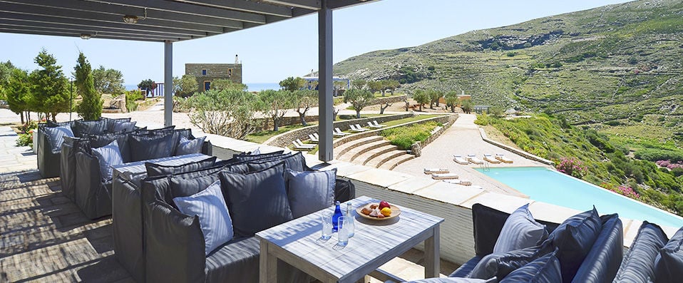 Aegea Blue Cycladic Resort ★★★★ - Luxury villas overlooking the ancient landscape of Andros. - Andros Island, Greece