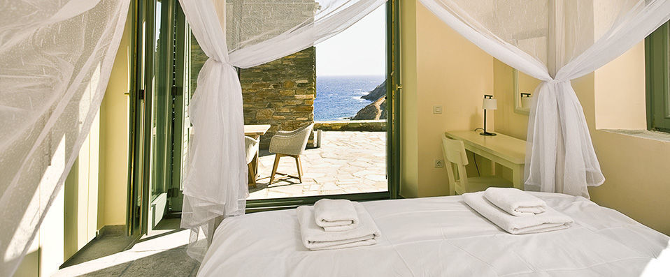 Aegea Blue Cycladic Resort ★★★★ - Luxury villas overlooking the ancient landscape of Andros. - Andros Island, Greece