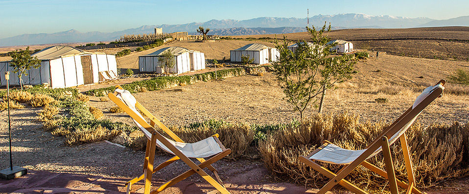 Terre des Étoiles - Luxury Moroccan tents under the starry night sky. - Marrakchi Desert, Morocco