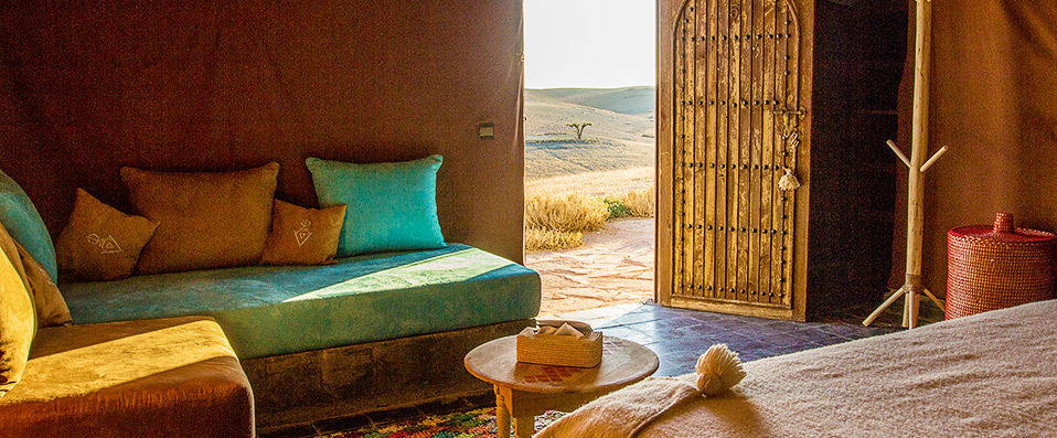 Terre des Étoiles - Luxury Moroccan tents under the starry night sky. - Marrakchi Desert, Morocco