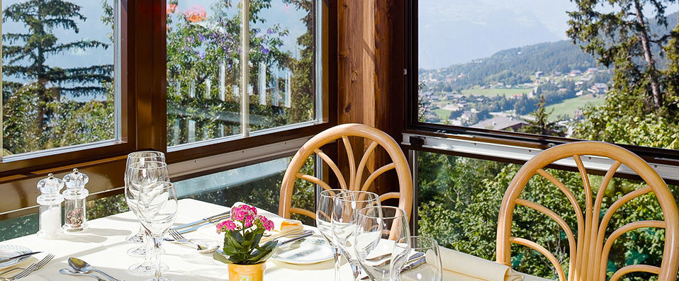 Mont Paisible - A cosy, rustic hotel with breathtaking views over the Alps. - Swiss Alps