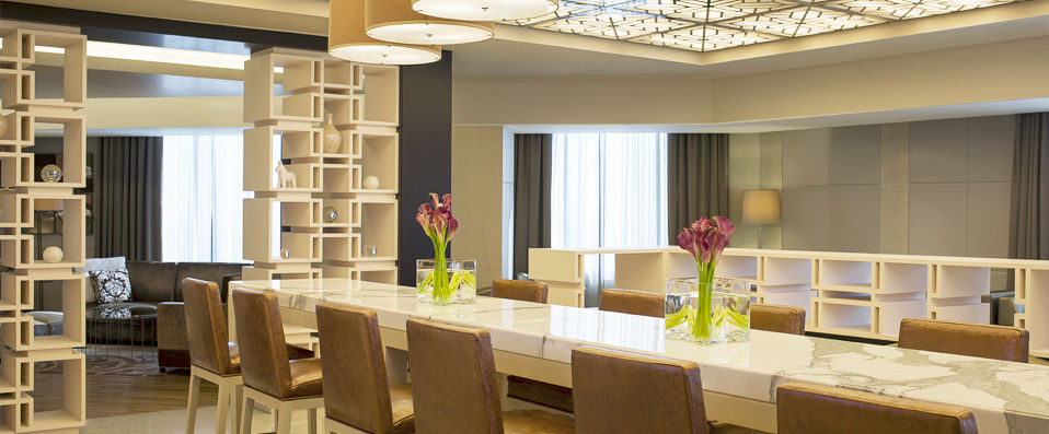 Sheraton Dubai Mall of the Emirates Hotel ★★★★★ - Contemporary, sophisticated hotel directly linked to a vast shopping centre. - Dubai, United Arab Emirates