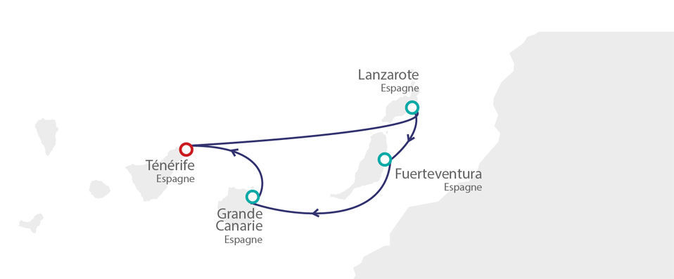 Croisière Les îles sauvages des Canaries depuis Tenerife - Croisière de 6 jours et 5 nuits en pension complète dans les Canaries. Vols en option !<br><b>Départ unique le 18 décembre 2016 !</b> - îles Canaries, Espagne