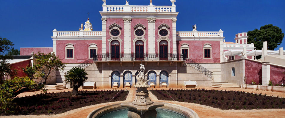 Pousada de Faro - Estoi Palace Hotel ★★★★★ - A luxurious pink palace bathed in Algarve sunshine. - Algarve, Portugal