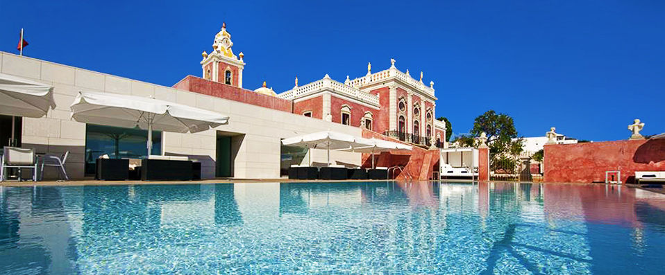 Pousada de Faro - Estoi Palace Hotel ★★★★★ - A luxurious pink palace bathed in Algarve sunshine. - Algarve, Portugal