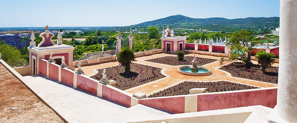 Pousada de Faro - Estoi Palace Hotel ★★★★★ - A luxurious pink palace bathed in Algarve sunshine. - Algarve, Portugal