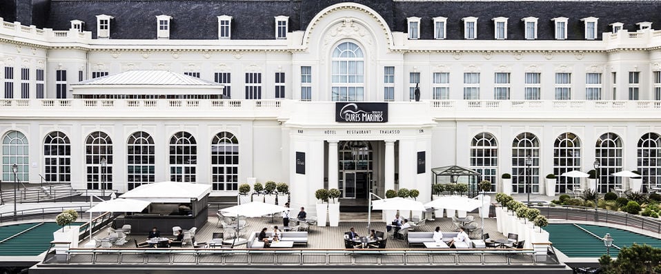 Cures Marines Hotel & Spa Trouville MGallery Collection ★★★★★ - A return to Edwardian luxury and seaside chic. - Trouville-sur-Mer, France