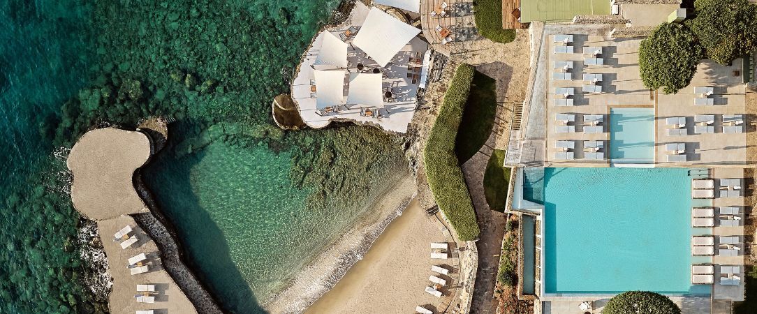 St Nicolas Bay Resort Hotel & Villas ★★★★★ - Bleu de la mer à perte de vue. - Crète, Grèce