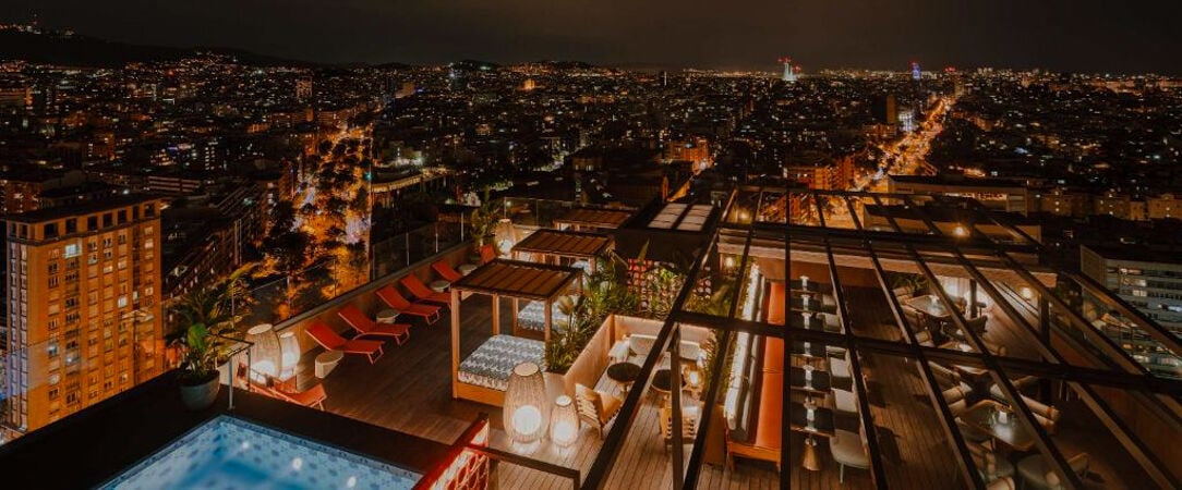 Nobu Hotel Barcelona ★★★★★ - Adresse très élégante, luxe urbain et le plus haut Rooftop de Barcelone entre la gare de Sants et le quartier de l’Eixample. - Barcelone, Espagne