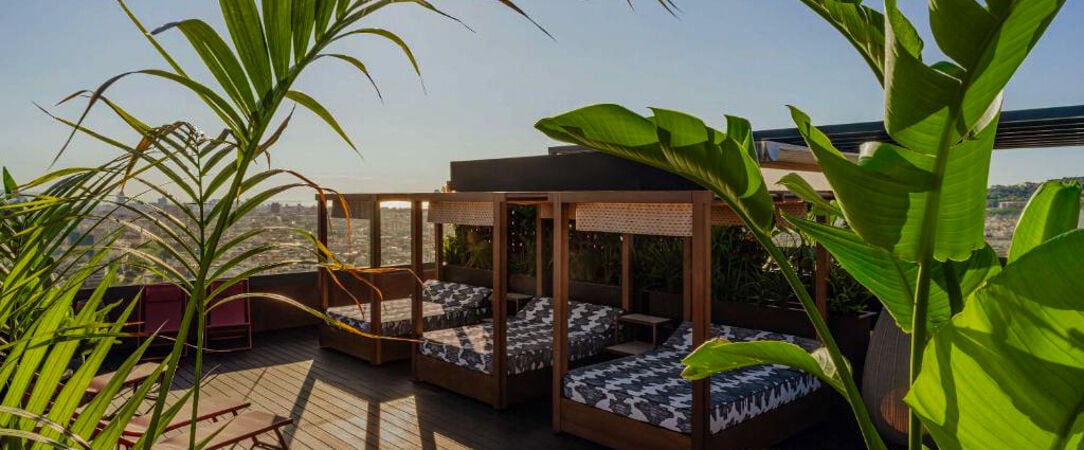 Nobu Hotel Barcelona ★★★★★ - Adresse très élégante, luxe urbain et le plus haut Rooftop de Barcelone entre la gare de Sants et le quartier de l’Eixample. - Barcelone, Espagne
