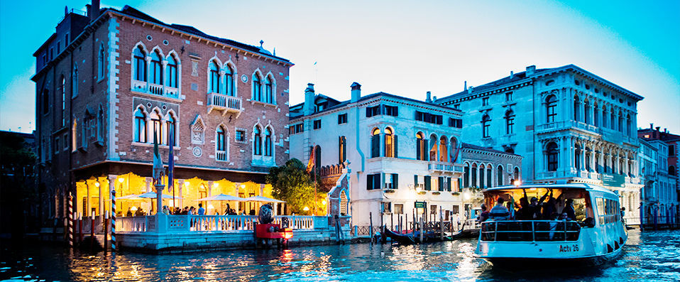 Hotel Palazzo Stern ★★★★S - Dining al fresco while overlooking the Grand Canal in Venice. - Venice, Italy