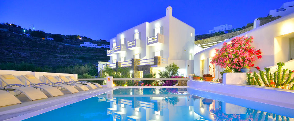 Paolas Beach Hotel - Sublime adresse sur les hauteurs de Mykonos. - Mykonos, Grèce