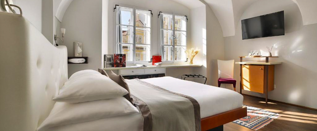 Design Hotel Neruda ★★★★ - Un hôtel de caractère au pied du château de Prague, où les pierres du XIVe siècle dialoguent avec un design contemporain. - Prague, République Tchèque