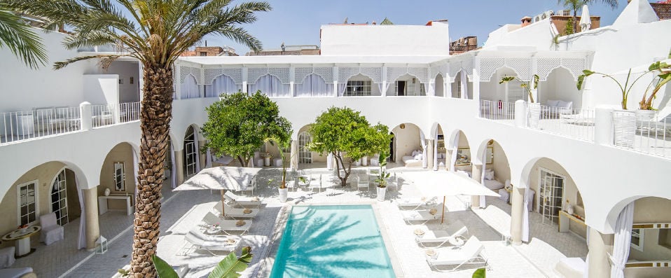 Palais Blanc Riad de Charme - Unadulterated relaxation in a beautifully modern riad - Marrakech, Morocco