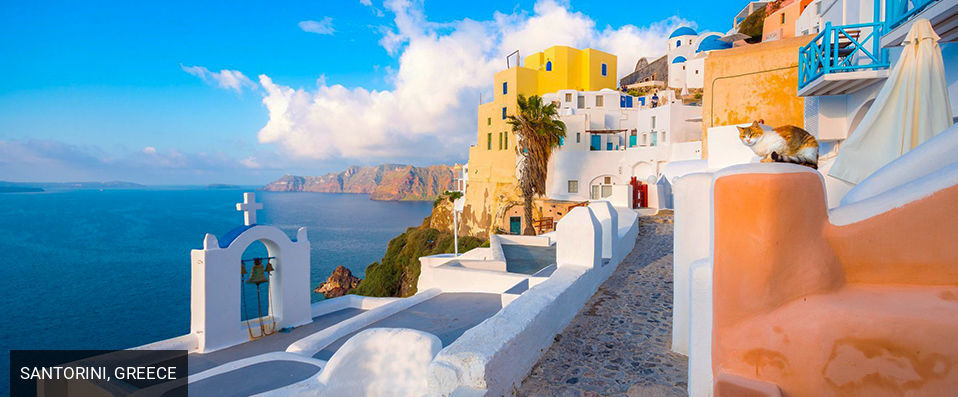  - Indulgent relaxation on the picturesque island of Santorini. - Santorini, Greece