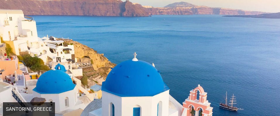  - Indulgent relaxation on the picturesque island of Santorini. - Santorini, Greece