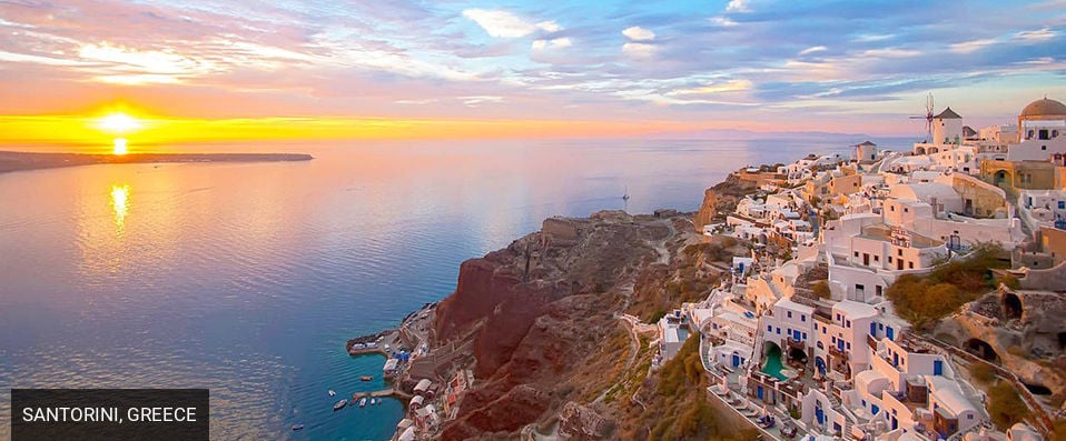  - Indulgent relaxation on the picturesque island of Santorini. - Santorini, Greece