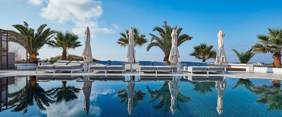  - Indulgent relaxation on the picturesque island of Santorini. - Santorini, Greece