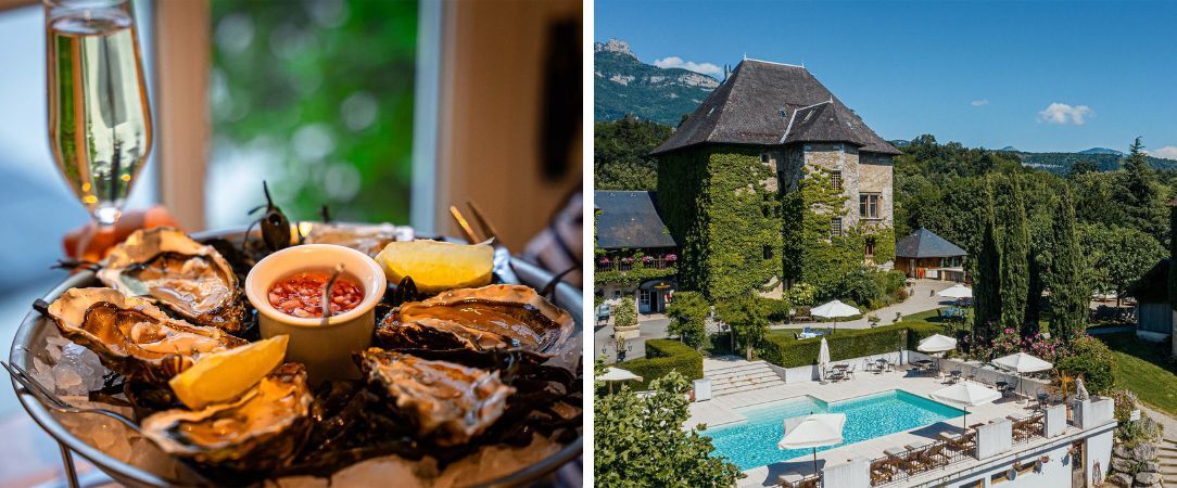 Château de Candie ★★★★ - Vivez l’expérience d’un menu en 3 plats inclus pour faire de votre séjour une véritable parenthèse culinaire. - Chambéry, France