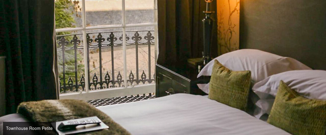 Titre du produit - Boutique-hôtel littéraire et raffiné au cœur d’Édimbourg, entre élégance géorgienne et âme écossaise. - Édimbourg, Royame-Uni