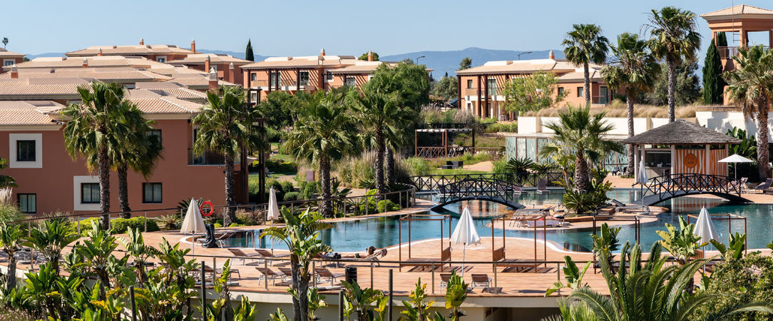 Monte Santo Resort ★★★★★ - Groves of grape trees stand tall against the beautifully wrought limestone rocks in Algarve. - Algarve, Portugal