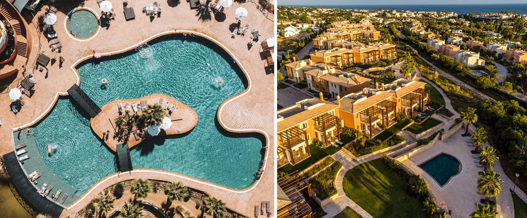 Monte Santo Resort ★★★★★ - Groves of grape trees stand tall against the beautifully wrought limestone rocks in Algarve. - Algarve, Portugal