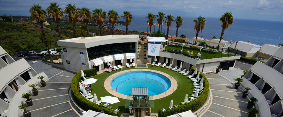 President Park Hotel ★★★★ - Vue panoramique entre la mer et l'Etna. - Sicile, Italie