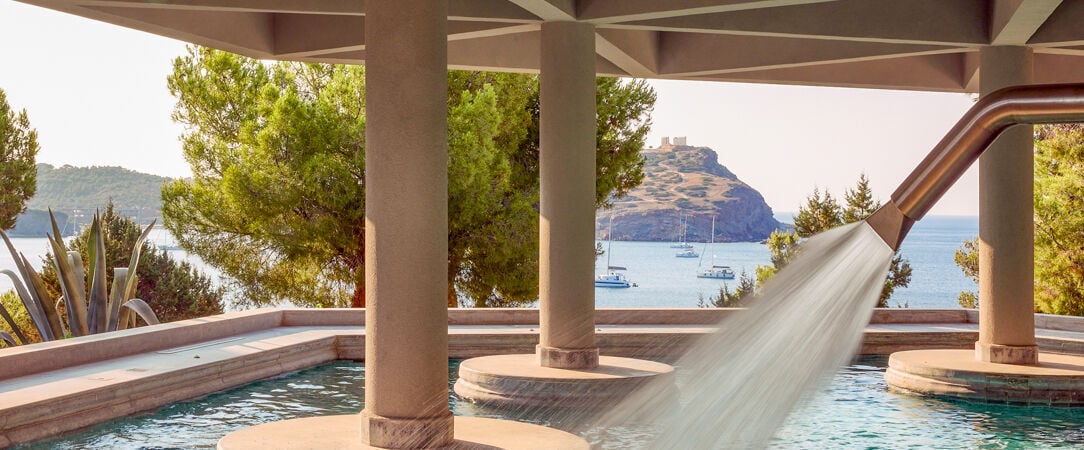 Cape Sounio, a Grecotel Resort to Live ★★★★★ - Vue sur le Temple de Poséidon. - Attique, Grèce