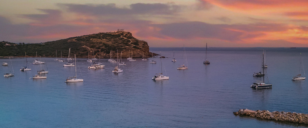 Cape Sounio Grecotel Boutique Resort  ★★★★★ - Vue sur le Temple de Poséidon. - Attique, Grèce