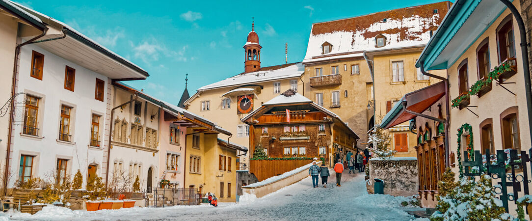 Hôtel Le Saint Georges - A charming hotel and restaurant in Gruyères’ medieval city centre. - Gruyères, Switzerland