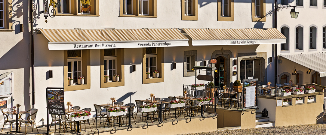 Hôtel Le Saint Georges - Bâtisse historique au centre de Gruyères. - Gruyères, Suisse