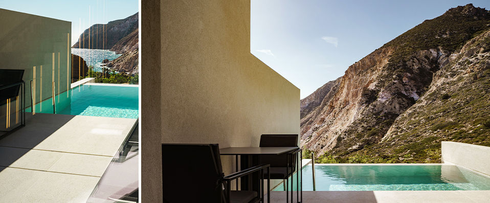 Milos Cove ★★★★★ - Dramatic architecture and caldera inspired luxury in Milos. - Milos, Greece