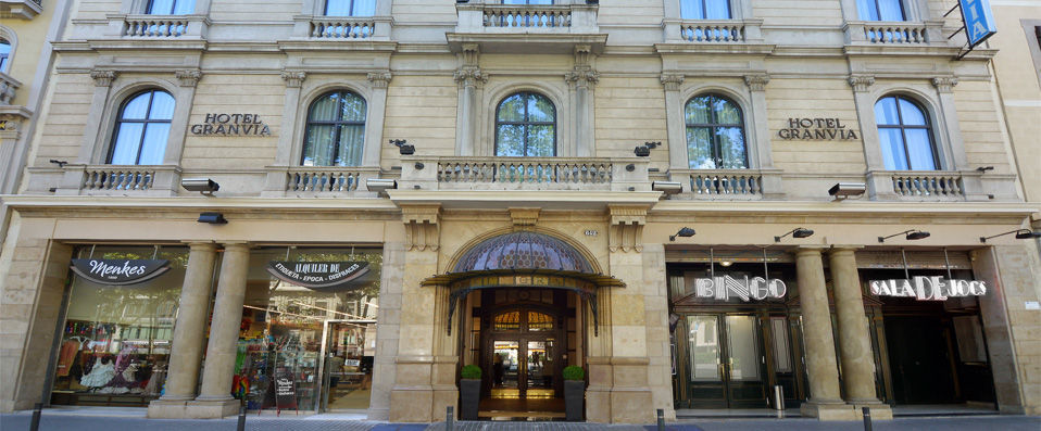 Hotel Granvia - A 19th-century palace in the heart of Barcelona. - Barcelona, Spain