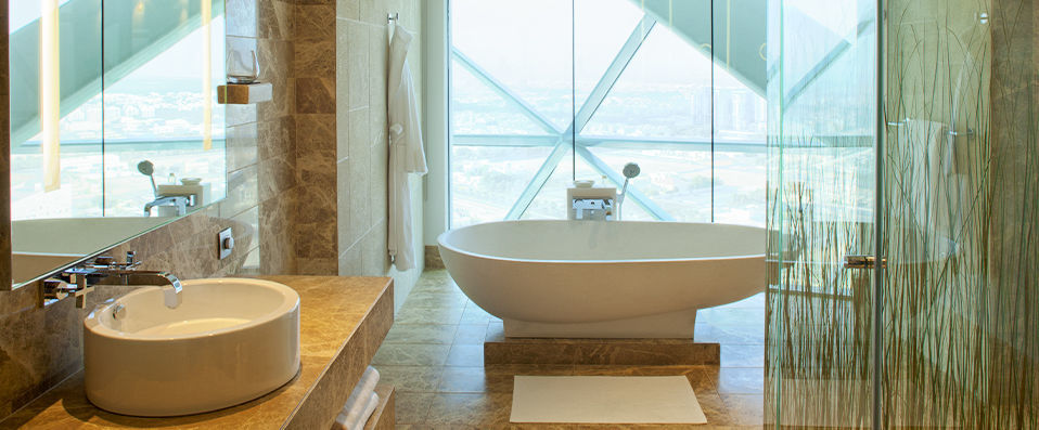 Andaz Capital Gate Abu Dhabi - a concept by Hyatt ★★★★★ - Luxe & modernité : une adresse design à Abou Dhabi. - Abou Dhabi, Émirats arabes unis