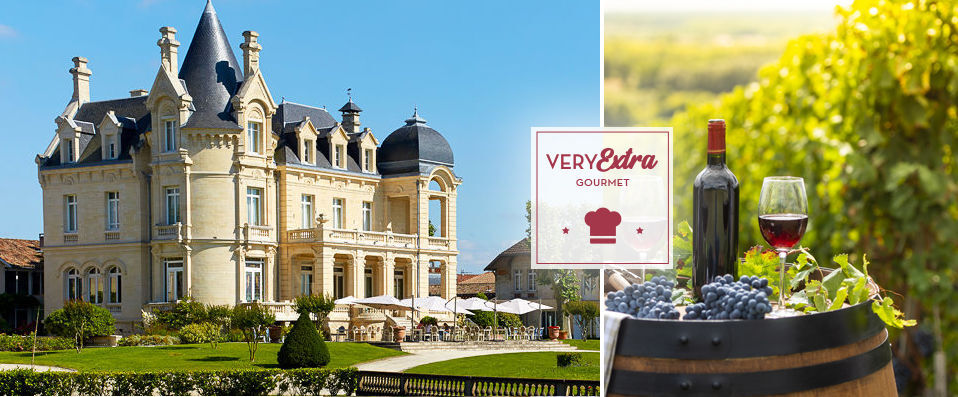 Château Hôtel Grand Barrail ★★★★★ - <font color="#a4374a">VeryExtra:</font>five-star stay + visite to a Saint-Emilion Grand Cru Classified winery - Saint-Émilion, France