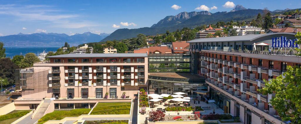 Hilton Evian-Les-Bains ★★★★ - Rest and relaxation on Lake Geneva’s sparkling shores. - Évian-Les-Bains, France