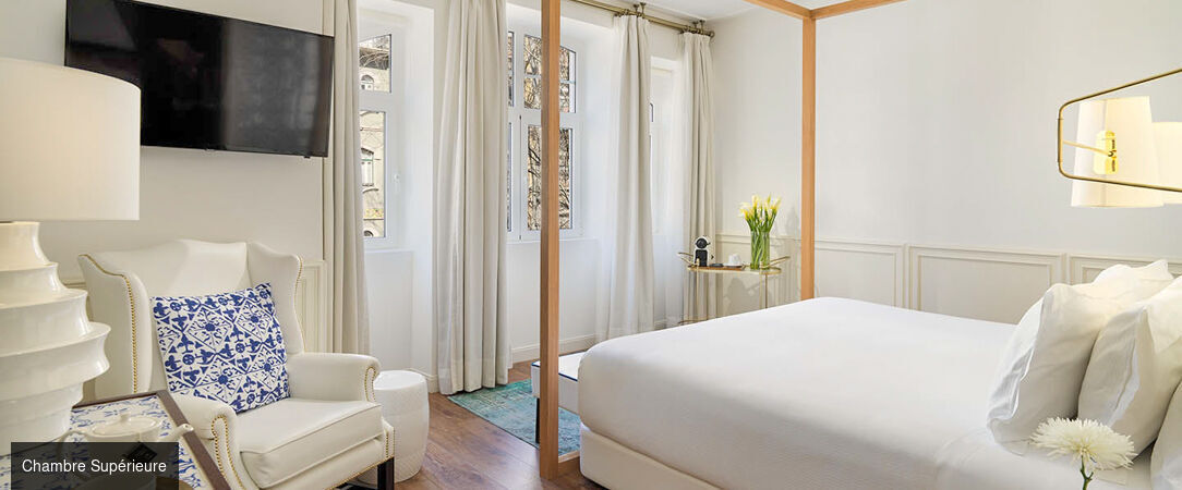 H10 Duque de Loulé ★★★★S - Un boutique-hôtel soigné et bien placé à Lisbonne, entre décoration portugaise traditionnelle et élégance moderne. - Lisbonne, Portugal