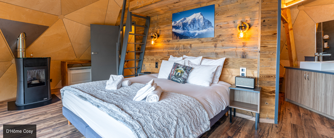 Alpin D'Hôme Hôtel & Spa - Stay in warm, snug d’hômes, creating a unique skiing experience. - Hautes-Alpes, France