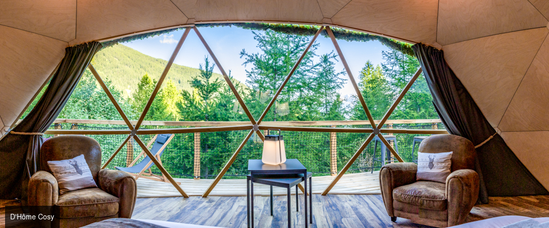 Alpin D'Hôme Hôtel & Spa - Stay in warm, snug d’hômes, creating a unique skiing experience. - Hautes-Alpes, France