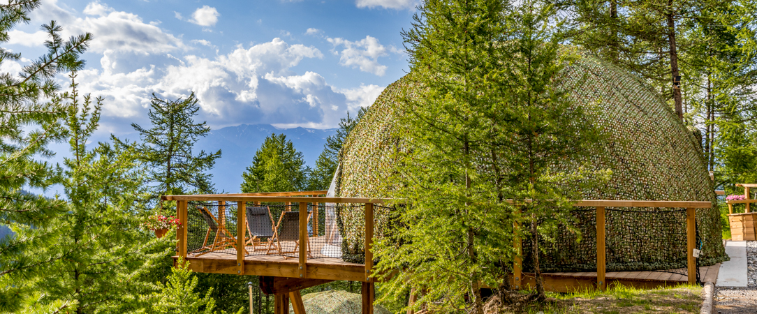 Alpin D'Hôme Hôtel & Spa - Stay in warm, snug d’hômes, creating a unique skiing experience. - Hautes-Alpes, France