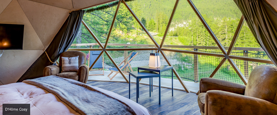 Alpin D'Hôme Hôtel & Spa - Escapade insolite avec spa : dormez dans un dôme sur pilotis en pleine montagne. - Hautes-Alpes, France