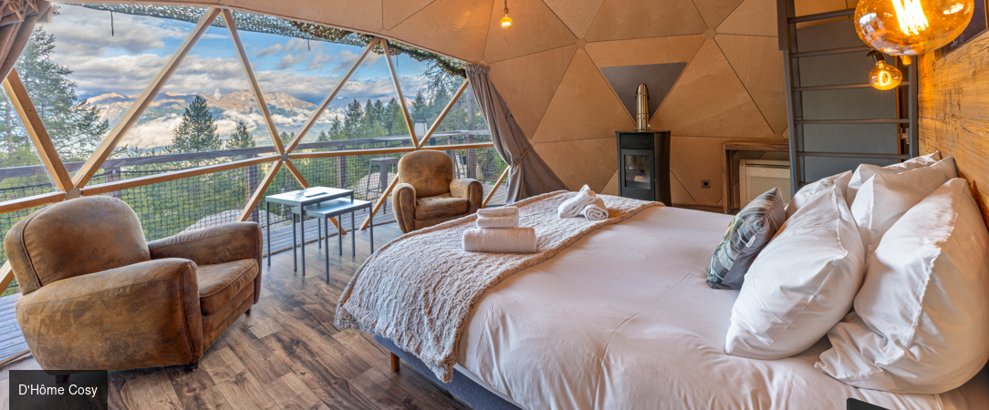 Alpin D'Hôme Hôtel & Spa - Escapade insolite avec spa : dormez dans un dôme sur pilotis en pleine montagne. - Hautes-Alpes, France