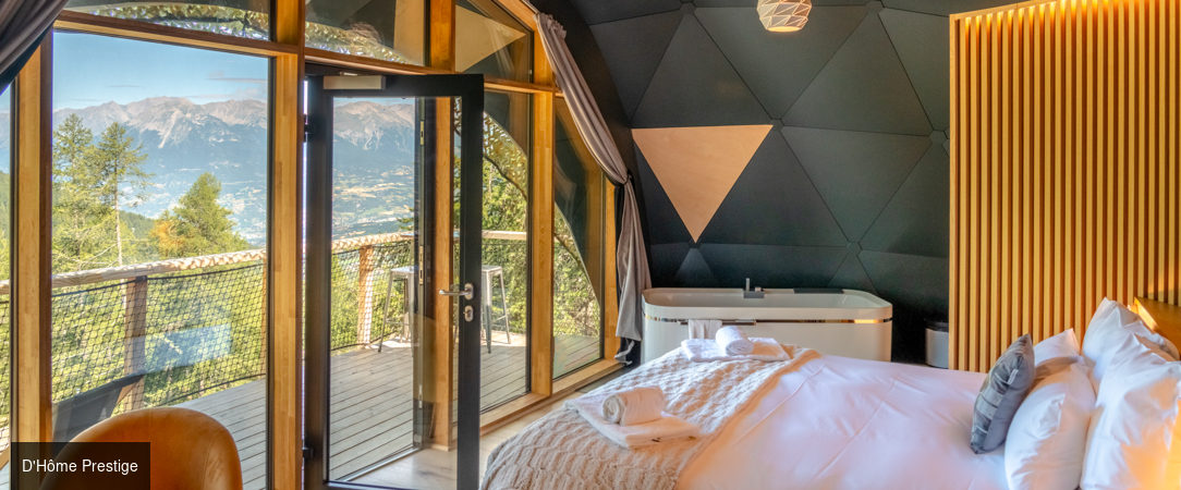 Alpin D'Hôme Hôtel & Spa - Escapade insolite avec spa : dormez dans un dôme sur pilotis en pleine montagne. - Hautes-Alpes, France