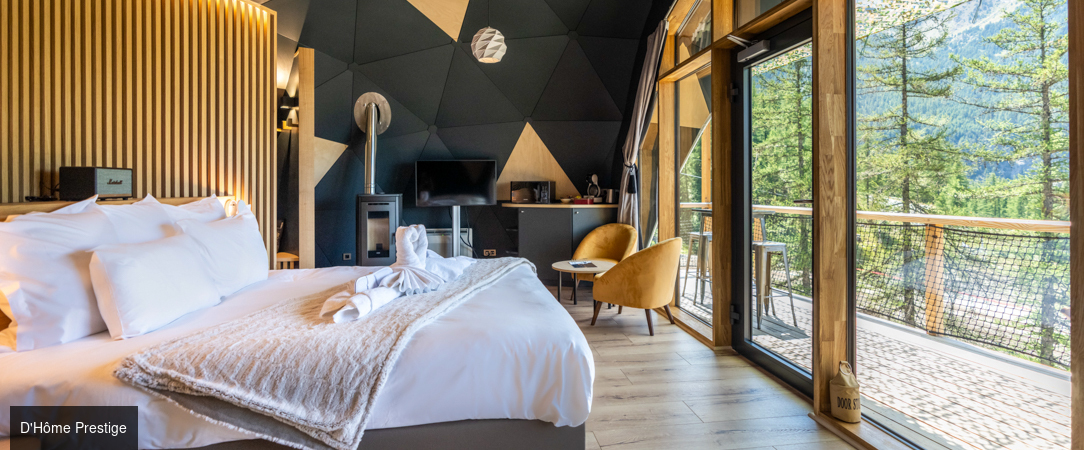 Alpin D'Hôme Hôtel & Spa - Escapade insolite avec spa : dormez dans un dôme sur pilotis en pleine montagne. - Hautes-Alpes, France