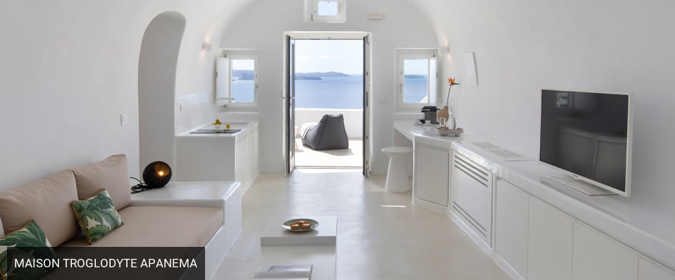 Apanema Cavehouses Santorini ★★★★ - Vivez l’hédonisme depuis un petit bout d’île immaculé à Santorin. - Santorin, Grèce